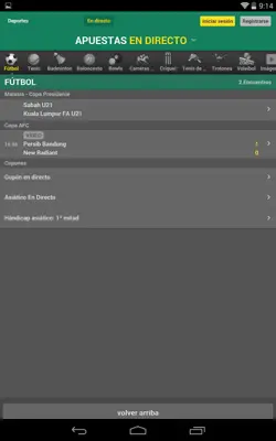 Bet365 android App screenshot 2